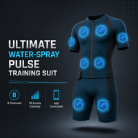 Stimulateur Musculaire Bioélectronique EMS, Ensemble de Musculation pour Entraînement Physique Unisexe, Tonificateur Musculaire