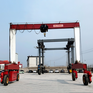 Grue mobile RTG de 30 tonnes, grue à portique mobile montée sur pneus en caoutchouc - Product Image 3