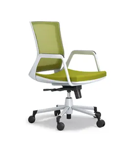 Modern Design Height Adjustable Middle Back ABS Fixed Armrest Elastic Mesh Good Quality PP Backrest Task Office Chair