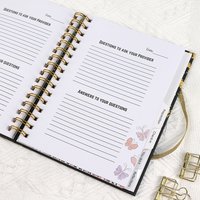 2026 impression personnalisée spirale fil bobine couverture rigide Journal de grossesse hebdomadaire mensuel organisateur planificateur non daté Journal cahier