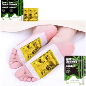 Patchs Détoxifiants au Gingembre de Médecine Traditionnelle Chinoise pour les Pieds, Nettoyage Profond, Patchs Détoxifiants pour les Pieds, la Bouche, le Nez et le Corps - Product Image 3