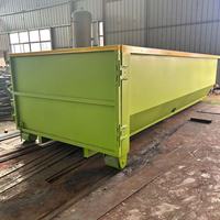 XINTUO XS-126 Conteneur à roulettes métallique pour recyclage industriel, bac à déchets solides, capacité personnalisable, certifié CE, haute performance