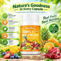 Wins Town OEM Fruit Voedingssupplement Capsules met Volledige Fruitmix Natuurlijke Fruit Ingrediënten Voedingsformule