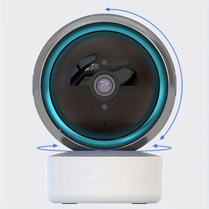 Kamera jaringan Mini rumah pintar HD 1080P, penyimpanan kartu memori/Cloud Audio dua arah Alarm deteksi gerakan keamanan CCTV dalam ruangan Wifi - Product Image 3