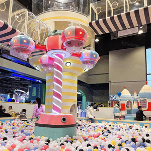 Machine à balles automatique, lanceur de bulles à grande vitesse avec lumières LED pour une utilisation commerciale en intérieur, grande capacité, aires de <span class=keywords><strong>jeux</strong></span> pour enfants - Product Image 5