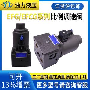 Válvula de Control de Velocidad Proporcional Hidráulica de Solenoide Unidireccional EFG/EFCG-02/03/06/10-30-31, Válvula de Flujo para Máquinas de Moldeo por Inyección - Product Image 5