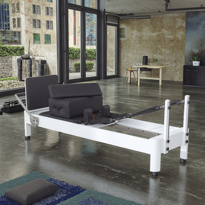 Reformer Premium con Nucleo in Alluminio <span class=keywords><strong>Deren</strong></span> F6001, Garanzia di 3 Anni, Attrezzatura per Esercizi Domestici/da Studio, in Legno - Product Image 3