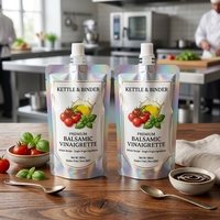 Sachet Doypack en plastique à bec verseur pour emballage de liquides, jus de fruits et boissons, personnalisé, réutilisable, directement de l'usine