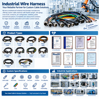 Produsen Kabel Harness Industri PLC, Kabel Encoder Motor Servo, Kabel Kontrol PLC untuk Schneider