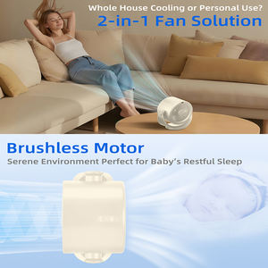 Mini ventilateur rechargeable portable, ventilateur de refroidissement USB, mini climatiseur de bureau, ventilateur de bureau à 360 degrés, mini ventilateur pour la maison, le bureau et la chambre. - Product Image 3