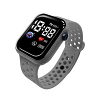 Jam Tangan Anak Digital Sport Fashion LED Layar Ganda 30mm Baterai Tahan 1 Tahun Bahan Plastik dari Pabrik Source Square Button