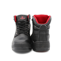 Chaussures de travail en cuir et caoutchouc résistantes aux acides, chaussures de sécurité pour travaux agricoles