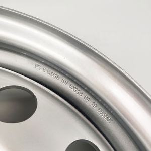 Jantes de remorque automobile en acier Wheelsky ET1650502-S 16 pouces 16X5.0 5X165.1 1050kg, peinture argentée - Product Image 6