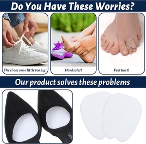Large White Felt Tongue Pads <strong>Cushion</strong> for Shoes Soft Self-Adhesive Non Slip <strong>Cushion</strong> Inserts Shoe Tongue Pads for Men and Women - Product Image 6