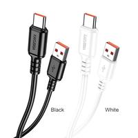 Kabel Data Pengisian Cepat Tipe-C KAKUSIGA Promosi 1M 3A, Kawat PVC Tebal & Tahan Aus untuk Ponsel