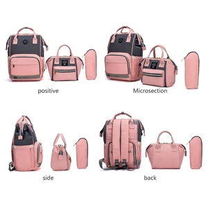 Lequeen – <span class=keywords><strong>sac</strong></span> <span class=keywords><strong>à</strong></span> <span class=keywords><strong>dos</strong></span> de voyage pour maman et bébé, <span class=keywords><strong>sac</strong></span> <span class=keywords><strong>à</strong></span> langer d'extérieur pour famille, <span class=keywords><strong>sac</strong></span> <span class=keywords><strong>à</strong></span> bandoulière de grande taille, 3 pièces - Product Image 5