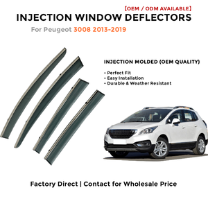 Déflecteurs de fenêtre latérale pare-pluie pour Toyota Cruiser 2019-2020 accessoires auto - Product Image 2