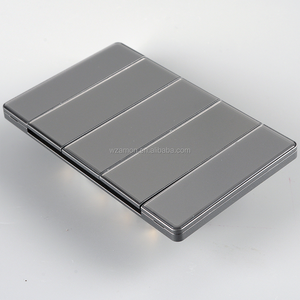 Interruttore e Presa Elettrica da Parete Ultrasottile di Lusso Moderno in Vetro Nero con Spina a 3 Pin Universale per Bolivia e Venezuela - Product Image 4