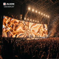 Écran LED ALSON à pas de 10 mm pour la publicité en concert, adapté à la publicité autour des terrains de football et des stades