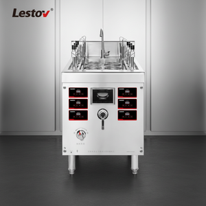 Lestov Cocina Ramen de elevación automática de 6 agujeros para restaurante de hotel Sopa de pasta de fideos hirviendo - Product Image 1
