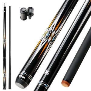<span class=keywords><strong>Crical</strong></span> 12,5mm Black Technology Carbon Billiard Cue Stick Junta de acero y eje de fibra de carbono para Pool Sport - Product Image 1