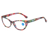 Lunettes de soleil vintage imprimées pour femmes élégantes avec montures florales et lunettes de lecture de style vintage