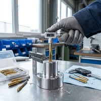 Jeu de 8 tarauds manuels HSS M3-M12 revêtus d'étain, tarauds métriques avec clé à poignée en T réglable, kit d'outils de filetage