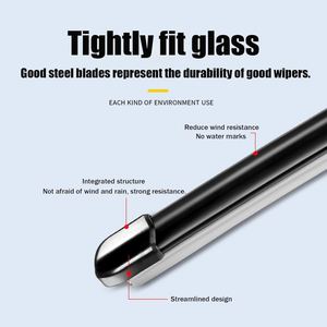 ใบปัดน้ำฝนแบบไฮบริดคุณภาพสูงสำหรับรถยนต์ ขายส่ง รับผลิตตามสั่ง - Product Image 4