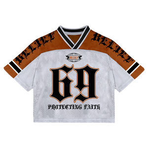 Vêtements et vêtements pour hommes de premier rang, maillot de football américain personnalisé de haute qualité Hengtai, style streetwear hip-hop, t-shirts pour hommes - Product Image 6