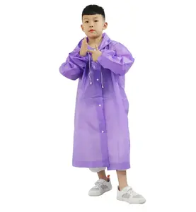 Best selling fancy EVA waterproof cartoon character raincoats for students and children wholesale children's raincoats