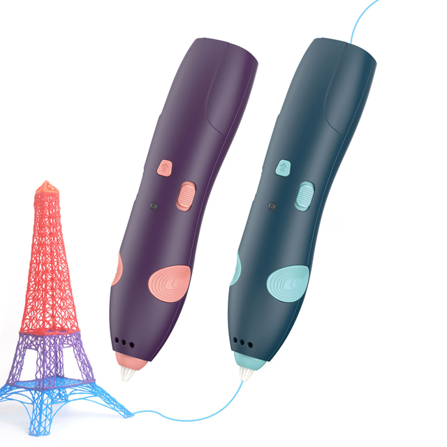 Low Temperature  Professional 3d Printing Pen for Kids with Speed Control
