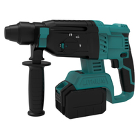 Marteau perforateur sans fil Source Factory 4 modes 55A avec carte de contrôle sans balais et queue SDS-Plus
