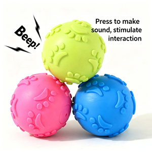 Balle pour chien en TPR écologique, jouet à mâcher durable pour les dents - Product Image 4