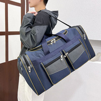 Sac de voyage personnalisé de grande capacité 65L, imperméable, pliable, sac de voyage pour la nuit, sacs de voyage pour hommes et femmes