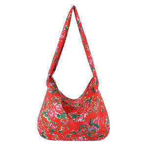 Sac à main tendance pour femme, grande capacité, élégant, en nylon, bandoulière, sac fourre-tout, grande fleur du nord-est, mode, imperméable - Product Image 1