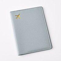 Dompet Sampul Paspor Murah yang Dapat Disesuaikan, Kulit PU Lembut, Penutup Kulit Tipis untuk Paspor, Tempat Paspor Tipis untuk Hadiah Pernikahan