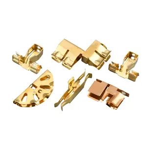 Chinese supplier OEM factory stamping brass copper electrical parts brass copper brass electric parts