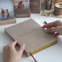 Cahier de cartes d'affirmation de motivation positive avec impression de logo personnalisé Ensemble journal d'affirmation de soins personnels