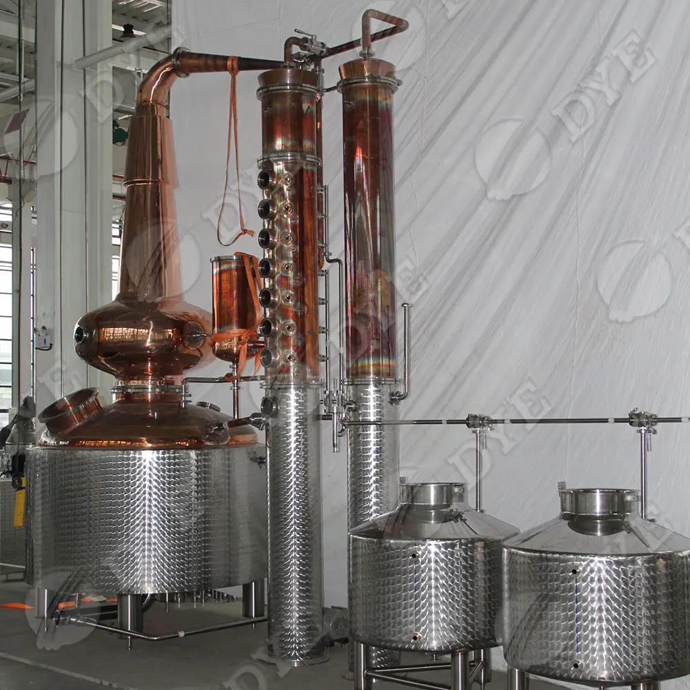 DYE biodiesel distillation equipment stainless steel distilling pot ethanol production equipment