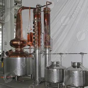 Tingimento equipamento de destilação biodiesel, pote de distilação de aço inoxidável, equipamentos de produção de etanho