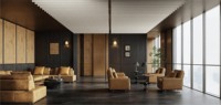 Panneaux acoustiques de plafond en feutre PET, panneaux suspendus insonorisants pour bureaux et espaces commerciaux