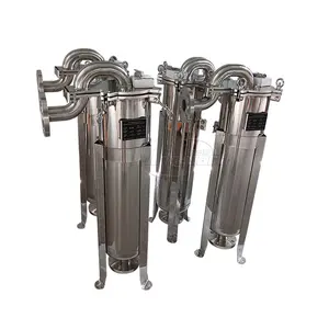 High performance stainless steel bag filter housing for liquid filtration