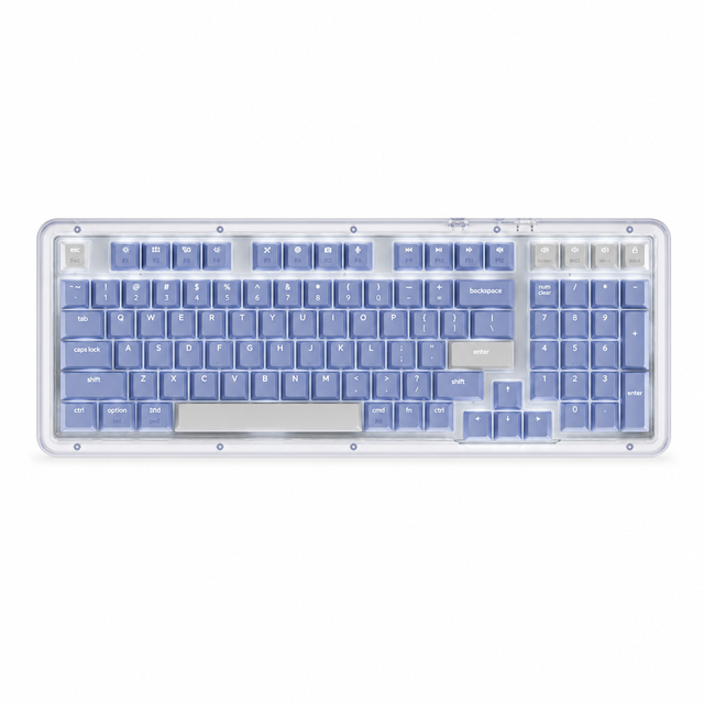 K98M Hot Swap Gaming Keyboard Wireless Bluetooth Mechanical Keyboard Backlit Marble Switch USB Type-C for Desktop Setup