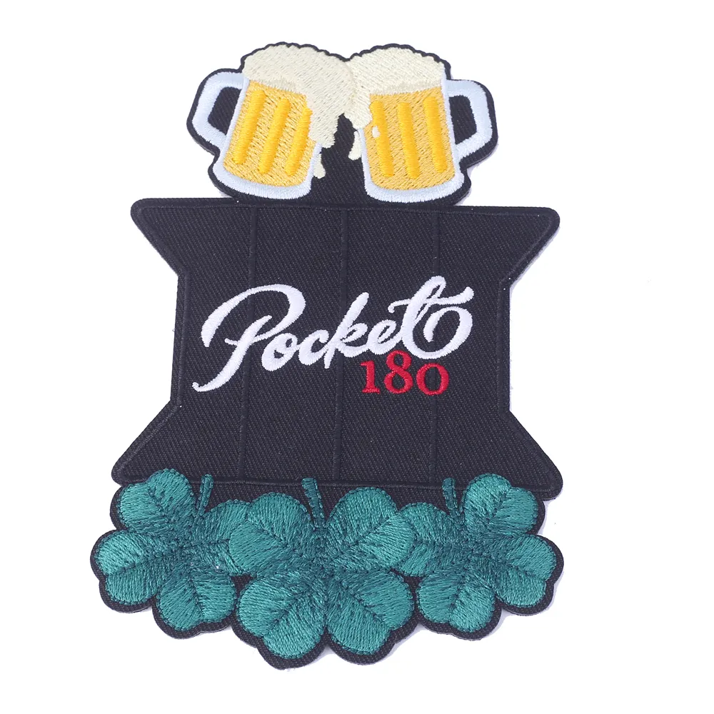 High Quality Factory Wholesale custom embroidery patches badge for clothing