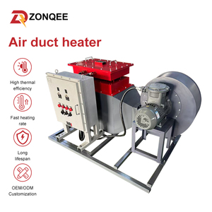 Chauffe-air électrique à ailettes pour conduits <span class=keywords><strong>d</strong></span>'air de circulation auxiliaire industrielle haute température 200KW 300KW - Product Image 3