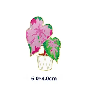 แม่เหล็กติดตู้เย็นรูปต้นไม้เขตร้อนสีเขียวใหม่ ลายมอนสเตอร่า สติกเกอร์โลหะผสม ตกแต่งสร้างสรรค์ตามวัฒนธรรมส่วนบุคคล - Product Image 6