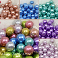 Groothandel Hoge Kwaliteit 5/10/12/18/36 Inch Chroom Metallic Latex Ballonnen voor Baby Shower Kerstmis Verjaardag Bruiloft Feestdecoratie