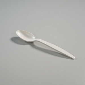 قابلة للتحلل الحيوي قابلة للتحلل مرة واحدة نشا الذرة تذوق البلاستيك شوكة Spork طقم أدوات المائدة أواني - Product Image 3