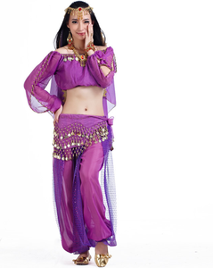Disfraces de danza del vientre, pantalones largos, vestido indio de bollwood, <span class=keywords><strong>ropa</strong></span> de actuación, vestido árabe de baile al por mayor, traje de baile de escenario - Product Image 2