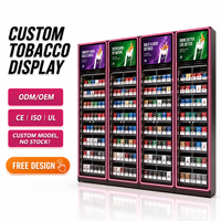 Présentoir de vente au détail commercial pour tabac, armoire distributeur pour étagères de magasin de tabac